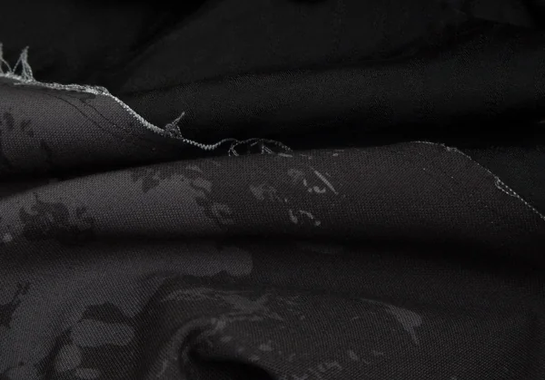 ブラックコムデギャルソンBLACK COMME des GARCONS インサイドアウトドッキンググラフィック裁ち切りリバーシブルロングコート 黒L K-98840_017