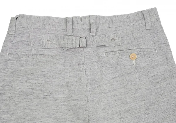 ジュンヤワタナベマン コムデギャルソンJUNYA WATANABE MAN COMME des GARCONSリネン混シンチバックスウェットショーツ 杢グレーM K-98843_013