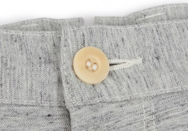 ジュンヤワタナベマン コムデギャルソンJUNYA WATANABE MAN COMME des GARCONSリネン混シンチバックスウェットショーツ 杢グレーM K-98843_003