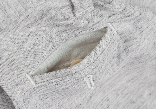 ジュンヤワタナベマン コムデギャルソンJUNYA WATANABE MAN COMME des GARCONSリネン混シンチバックスウェットショーツ 杢グレーM K-98843_007