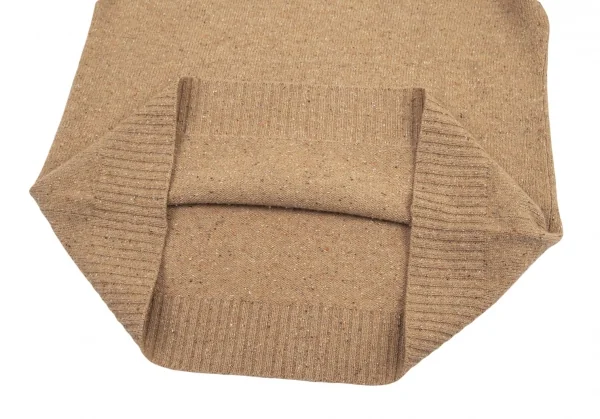 ラ ペリオード ヨシエ イナバLa Periode yoshie inaba ウールネップサイドボタンネックニット ベージュ2 K-98902_013