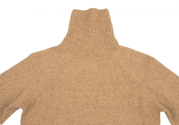 ラ ペリオード ヨシエ イナバLa Periode yoshie inaba ウールネップサイドボタンネックニット ベージュ2 K-98902_015