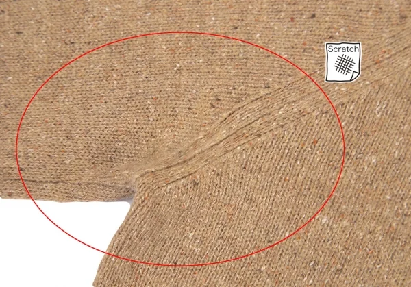 ラ ペリオード ヨシエ イナバLa Periode yoshie inaba ウールネップサイドボタンネックニット ベージュ2 K-98902_004