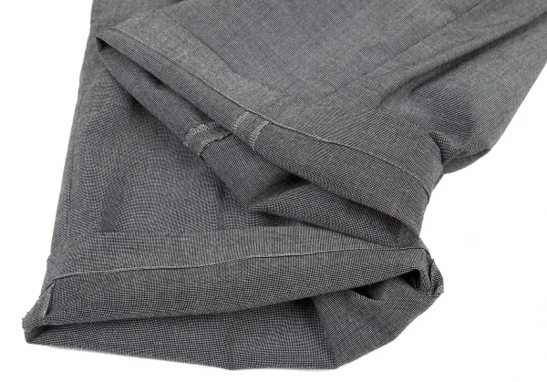 ワイズY's ウエスト切替ドビー織りハーフパンツ グレー2 K-98915_007