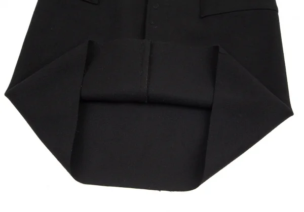 ワイズY's ウールフェルトミニスカート 黒2 K-98918_007