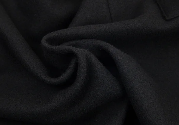 ワイズY's ウールフェルトミニスカート 黒2 K-98918_009