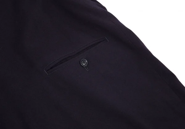 ワイズY's ストレッチウールサルエルオーバーオール 紺2 K-98924_012