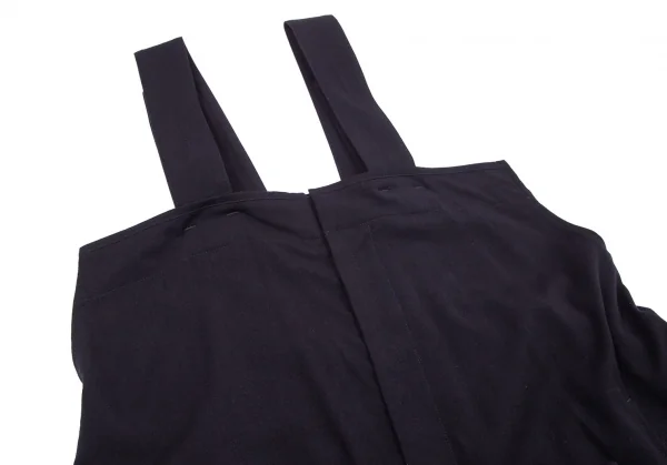 ワイズY's ストレッチウールサルエルオーバーオール 紺2 K-98924_003