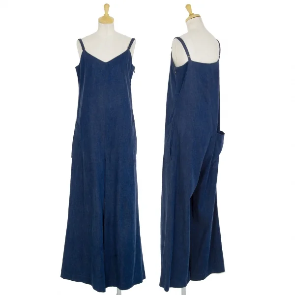 タケシコウサカバイ ワイズ ピンクレーベルTAKESHI KOSAKA by Y's Pink Label デニムキャミサロペット インディゴ2 K-98925_001