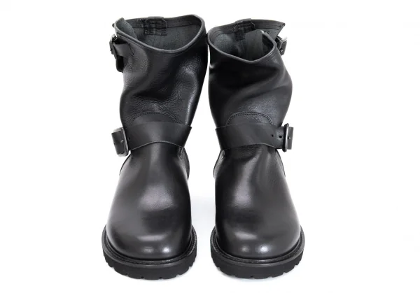 新品!ワイズY's レザーエンジニアブーツ 黒4(24位) K-98928_004