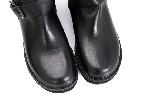 新品!ワイズY's レザーエンジニアブーツ 黒4(24位) K-98928_005