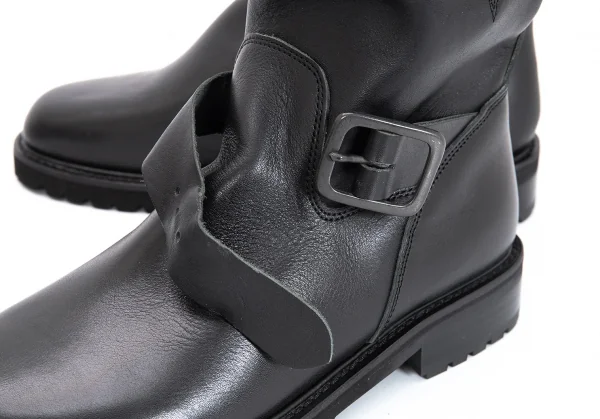 新品!ワイズY's レザーエンジニアブーツ 黒4(24位) K-98928_007