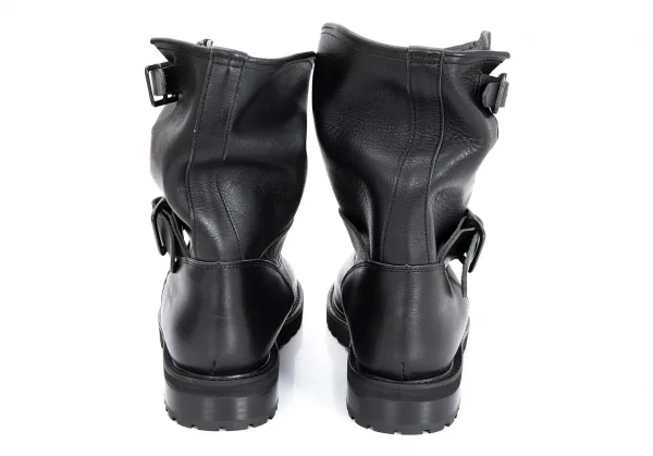 新品!ワイズY's レザーエンジニアブーツ 黒4(24位) K-98928_009
