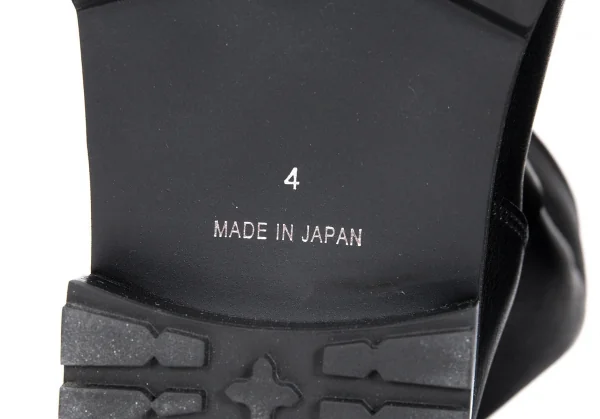 新品!ワイズY's レザーエンジニアブーツ 黒4(24位) K-98928_011