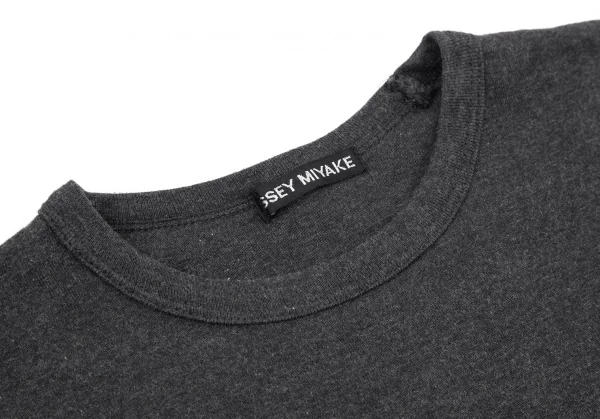 イッセイミヤケISSEY MIYAKEベーシックTシャツ グレーM K-98944_003