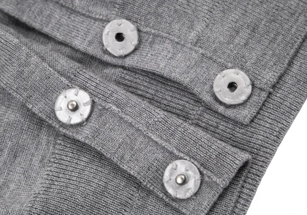 マークジェイコブスMARC JACOBS マルチボタンロングカーディガン グレーS/P K-98953_015