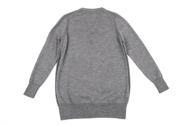 マークジェイコブスMARC JACOBS マルチボタンロングカーディガン グレーS/P K-98953_017