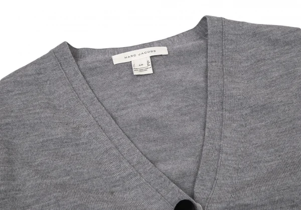 マークジェイコブスMARC JACOBS マルチボタンロングカーディガン グレーS/P K-98953_007