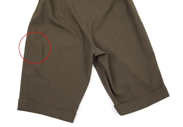 ジュニアゴルチエJUNIOR GAULTIER クロスストラップサロペット カーキ40 K-98983_013