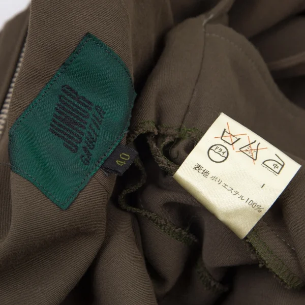 ジュニアゴルチエJUNIOR GAULTIER クロスストラップサロペット カーキ40 K-98983_016