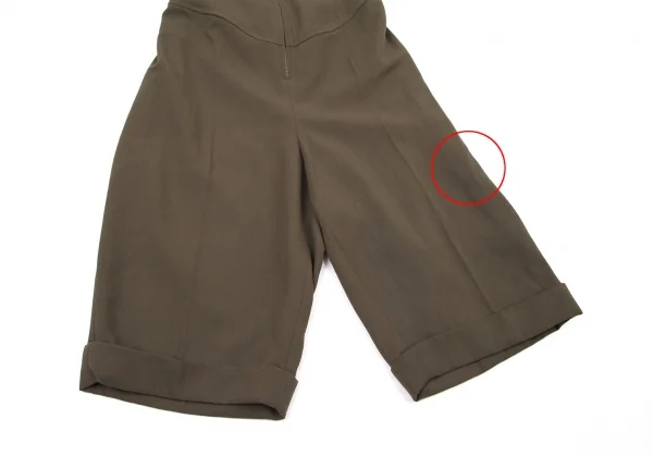 ジュニアゴルチエJUNIOR GAULTIER クロスストラップサロペット カーキ40 K-98983_007