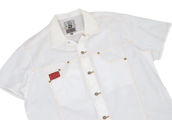 GAULTIER JEAN'S Pocket Design Half Sleeve Shrit K-98984_002