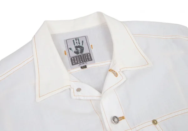GAULTIER JEAN'S Pocket Design Half Sleeve Shrit K-98984_003