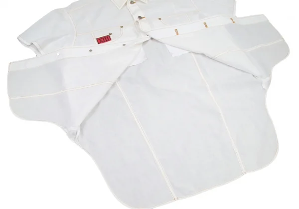 GAULTIER JEAN'S Pocket Design Half Sleeve Shrit K-98984_011