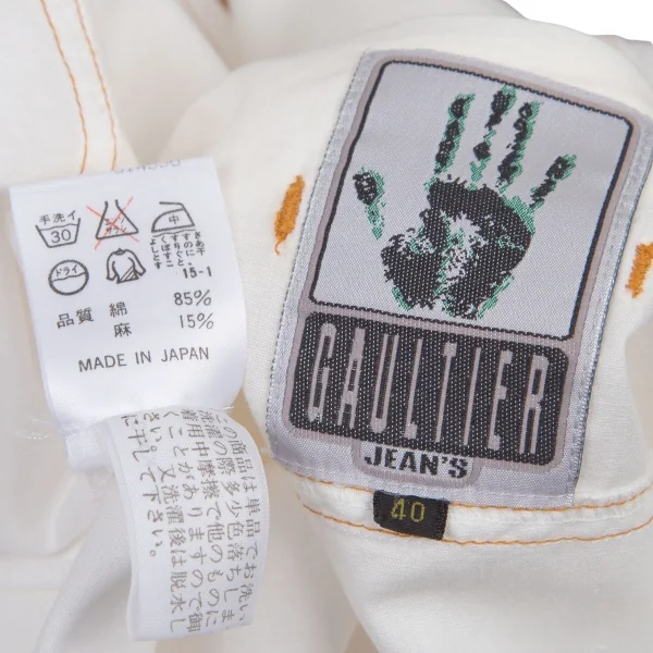 GAULTIER JEAN'S Pocket Design Half Sleeve Shrit K-98984_017