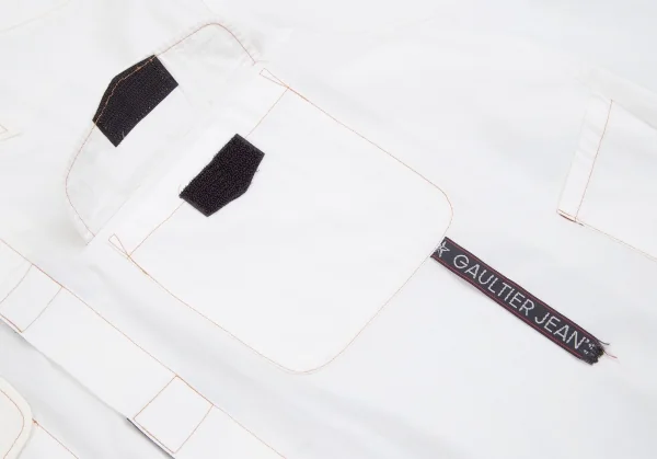 GAULTIER JEAN'S Hook & Loop Design Long Sleeve Shirt K-98985_004