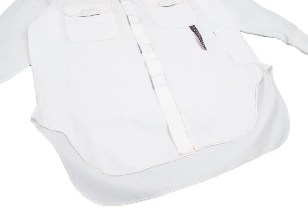 GAULTIER JEAN'S Hook & Loop Design Long Sleeve Shirt K-98985_010