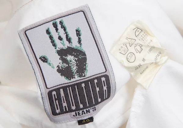 GAULTIER JEAN'S Hook & Loop Design Long Sleeve Shirt K-98985_018