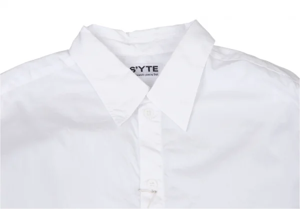 新品!サイトs'yte カラスパッチベーシックシャツ 白4 K-99008_002
