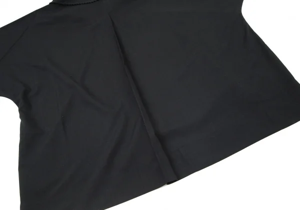 イッセイミヤケISSEY MIYAKE ドルマンスリーブプリーツカラーシャツ 黒2 K-99057_010