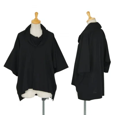 イッセイミヤケISSEY MIYAKE ドルマンスリーブプリーツカラーシャツ