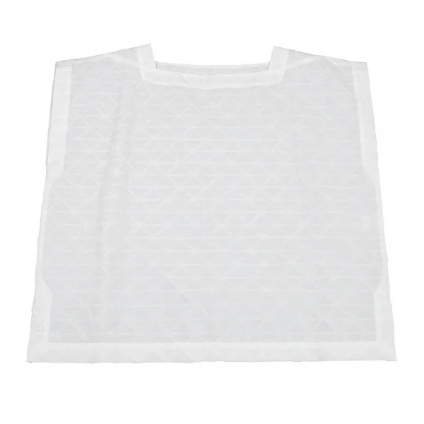 イッセイミヤケISSEY MIYAKE トライアングルピースプリントトップス 白2 K-99060_002