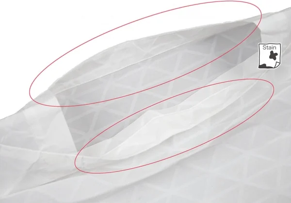 イッセイミヤケISSEY MIYAKE トライアングルピースプリントトップス 白2 K-99060_004