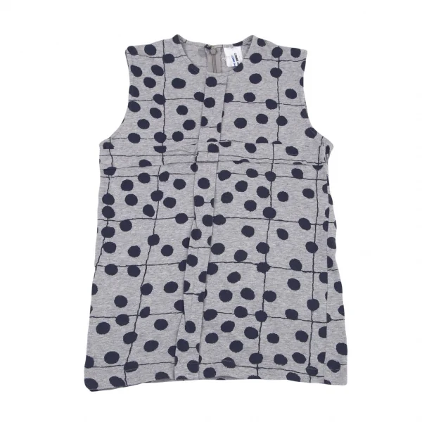 コムデギャルソン　ノースリーブトップス COMME des GARCONS（コムデギャルソン） 製品染めレースジャガード変形