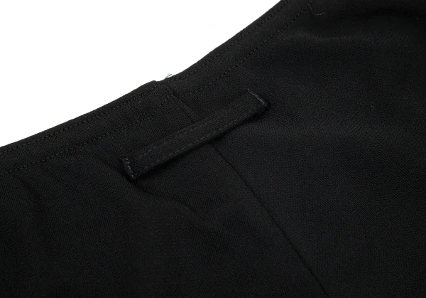 ジャンポールゴルチエ ファムJean Paul GAULTIER FEMME 裾テーピングストレッチイージーパンツ 黒40 K-99098_009