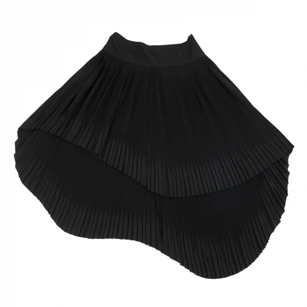 ジャンポールゴルチエ ファムJean Paul GAULTIER FEMME ロングテールプリーツスカート 黒40 K-99100_002