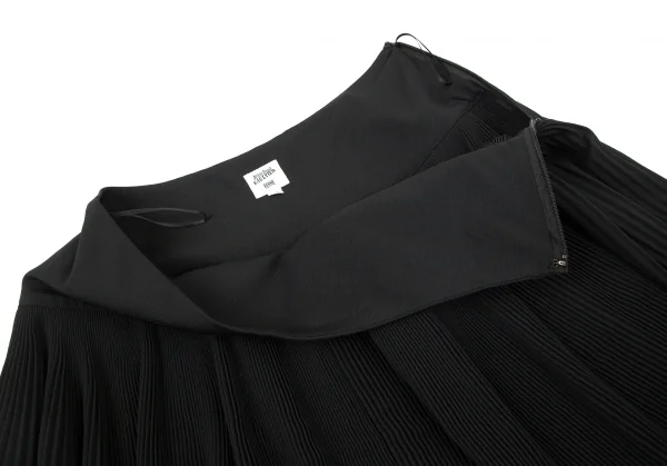 ジャンポールゴルチエ ファムJean Paul GAULTIER FEMME ロングテールプリーツスカート 黒40 K-99100_004