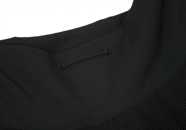 ジャンポールゴルチエ ファムJean Paul GAULTIER FEMME ロングテールプリーツスカート 黒40 K-99100_008