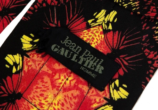 Jean-Paul GAULTIER HOMME Butterfly Printed Tie K-99105_010