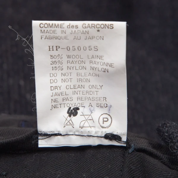 COMME des GARCONS HOMME Wool Blended Tweed Pants K-99122_013