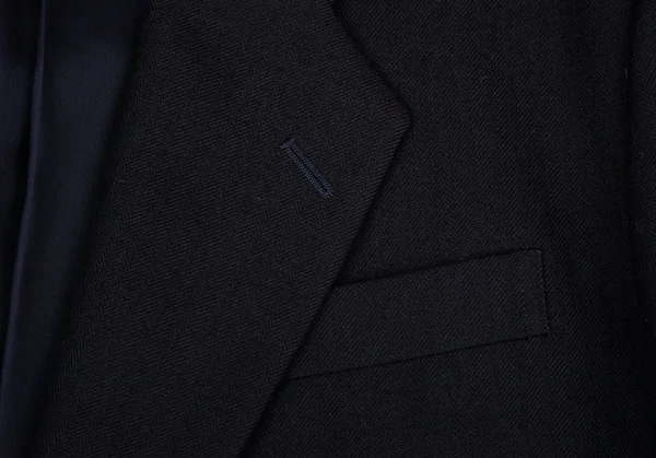 COMME des GARCONS HOMME DEUX Striped Wool Jacket K-99123_003