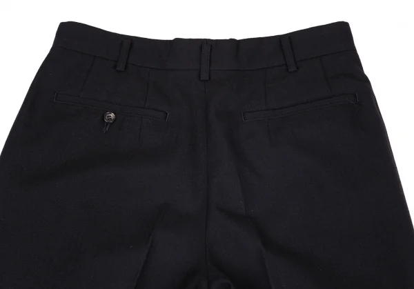 コムデギャルソン オムドゥCOMME des GARCONS HOMME DEUX シャドーストライプウールパンツ 濃紺S K-99124_010