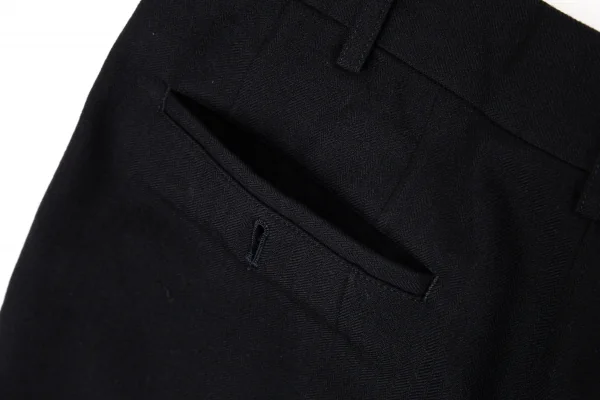 コムデギャルソン オムドゥCOMME des GARCONS HOMME DEUX シャドーストライプウールパンツ 濃紺S K-99124_011