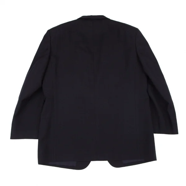 コムデギャルソン オムドゥCOMME des GARCONS HOMME DEUX シャドーストライプウールセットアップスーツ 濃紺M・S K-99125_006