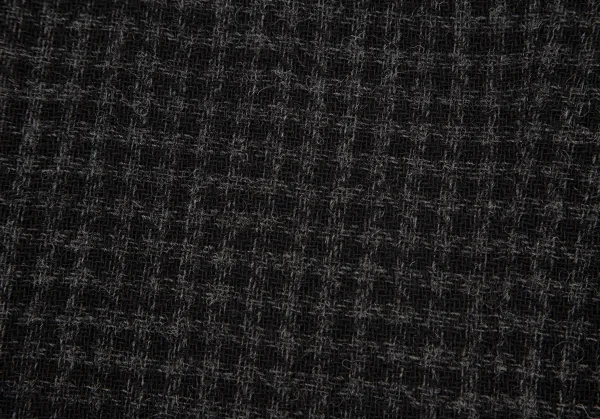 ヨウジヤマモト ノアールYohji Yamamoto NOIR アルパカ混アシンメトリーピークドラペルBジャケット 黒グレー2 K-99148_012