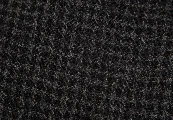 ヨウジヤマモト ノアールYohji Yamamoto NOIR アルパカ混アシンメトリーピークドラペルセットアップ 黒グレー2 K-99150_017